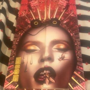 Pat McGrath Eyeshadow Palette - Gold and Red Hues